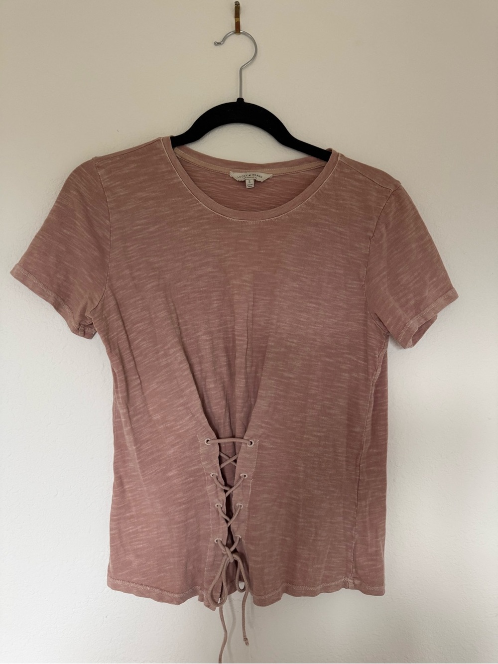 Women's LUCKY corset T Dusty Rose